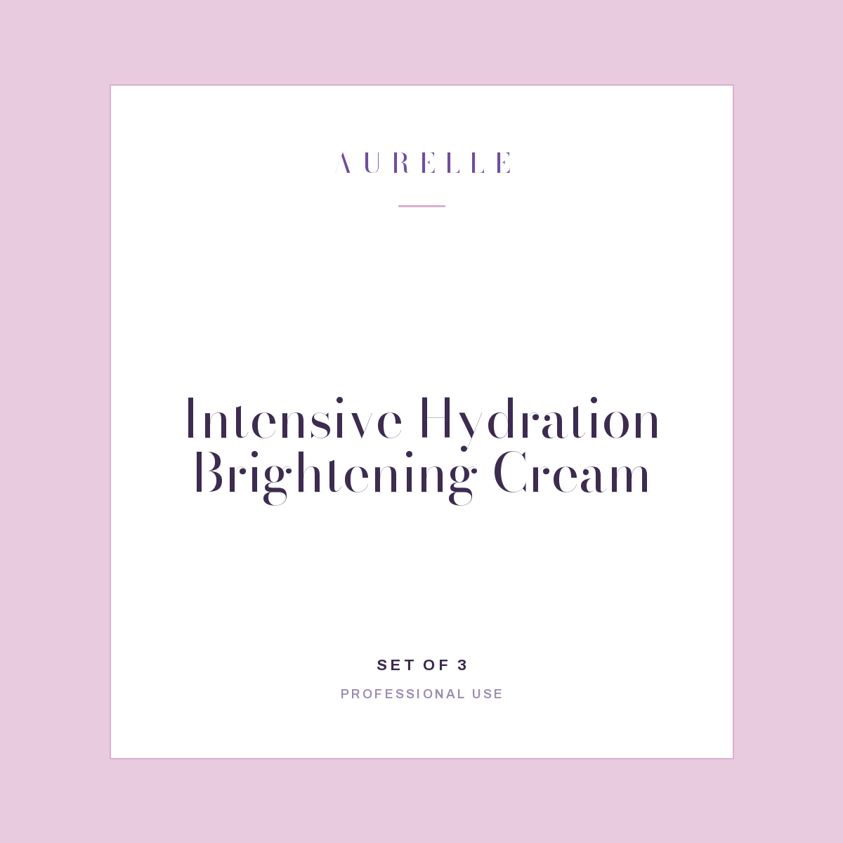 Intensive Hydration Cream
